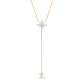 1/10CTW-DIA CN FASHION TWINKLE STAR NECKLACE (18 INCH)
